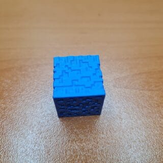 Piksel Tasarım Dekoratif Su Bloğu - 1 Adet 3D Baskı Oyun Dekoru