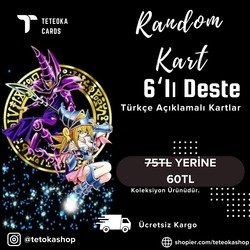 Random Kart 6'lı Deste (Türkçe Açıklamalı Kartlar)