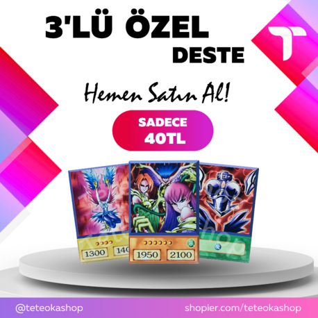 3'lü Özel Deste (Harpie Lady Sisters, Cyber Zırh, Harpie Lad...