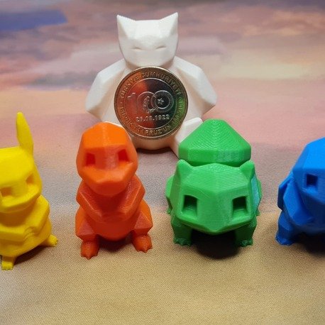 Minimalist Tasarım Pokemon 5'li 4cm'lik Figür Seti - Görsel 4