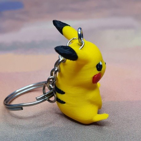 Anahtarlık Pikachu'nun 4cm'lik figürü - Görsel 2