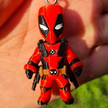 Deadpool Figür Anahtarlık - 3D Anahtarlık - Görsel 3