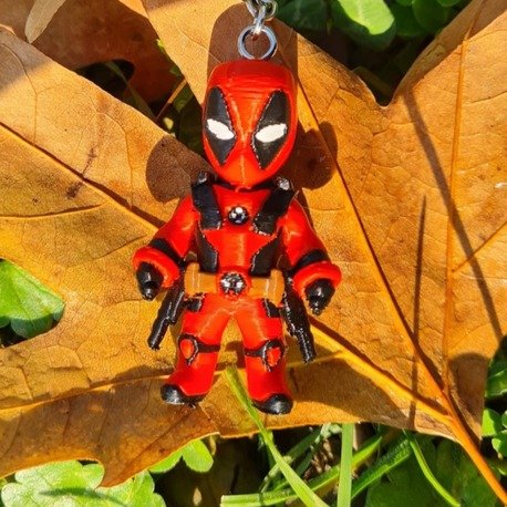 Deadpool Figür Anahtarlık - 3D Anahtarlık - Görsel 2