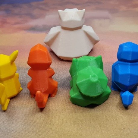 Minimalist Tasarım Pokemon 5'li 4cm'lik Figür Seti - Görsel 3