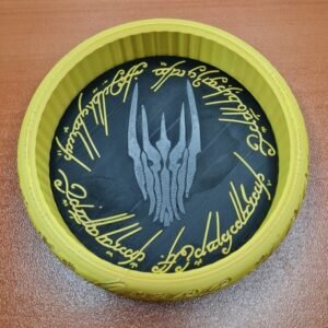Tek Yüzük Bardak Altlığı 3D Baskı Koleksiyon Parçası
