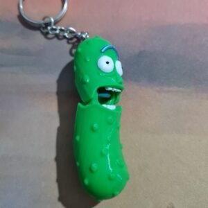 Pickle Rick Anahtarlık  / Turşu rick - Hareketli Ağız 3D