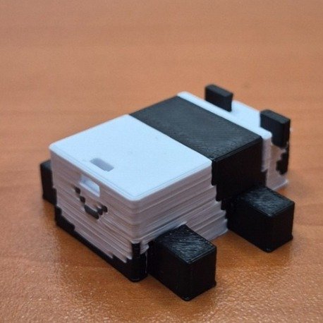 Minecraft Panda 3D Figür - Görsel 3
