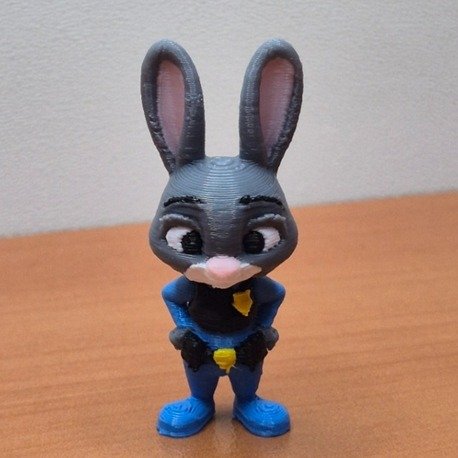 Judy Hopps Zootropolis Koleksiyon 3D Figür Masaüstü Aksesuar... - Görsel 2