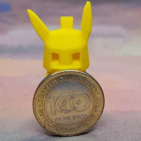 Minimalist Tasarım Pokemon Pikachu 4cm'lik Figür - Görsel 4