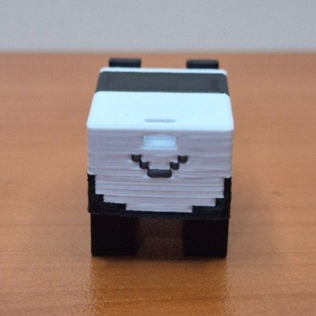Minecraft Panda 3D Figür - Görsel 5