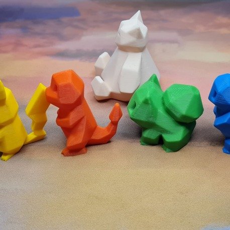 Minimalist Tasarım Pokemon 5'li 4cm'lik Figür Seti - Görsel 2