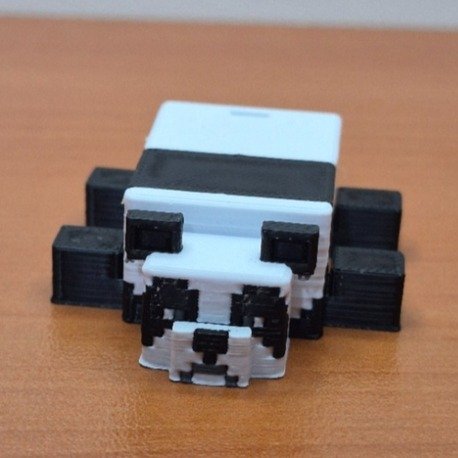 Minecraft Panda 3D Figür - Görsel 4