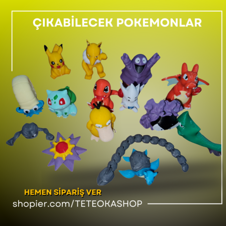 Random Elektrik (Sarı) Pokemon Yumurtası - 3D Baskı (Tekli) - Görsel 3