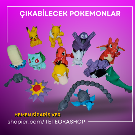 Özel tasarım 3D baskı Mor (Zehir Türü) Pokémon Yumurtası - Görsel 3