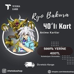 Ryo Bakura 40'lı Anime Kart Destesi